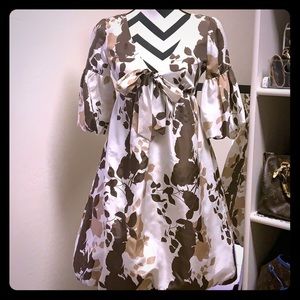 BCBG Paris Volume Bubble Empire Dress